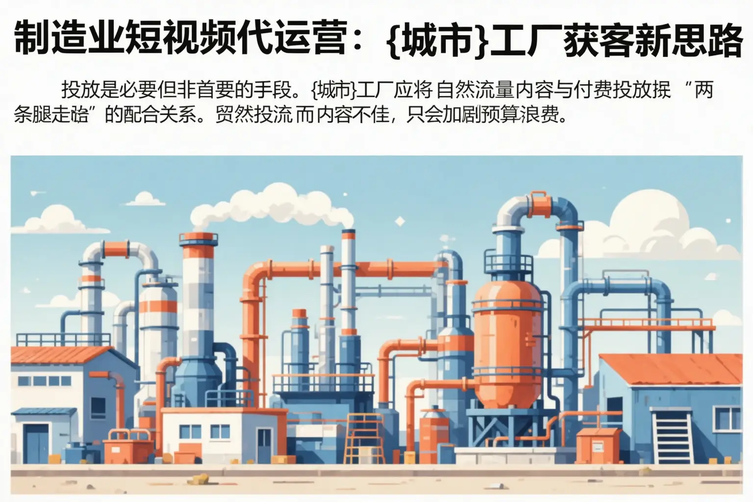 制造业短视频代运营:达孜工厂获客新思路